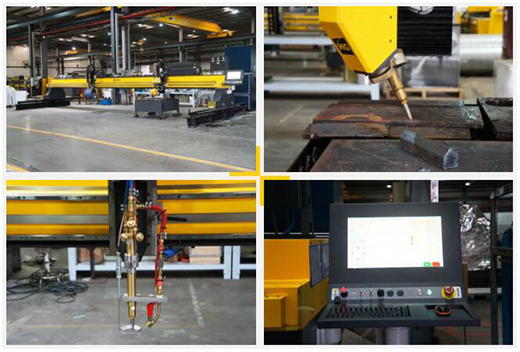 上；；；28圈10米超长跨距无限回转数控坡口切割机