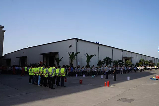 28圈乐成举行2018年上半年消防疏散演习